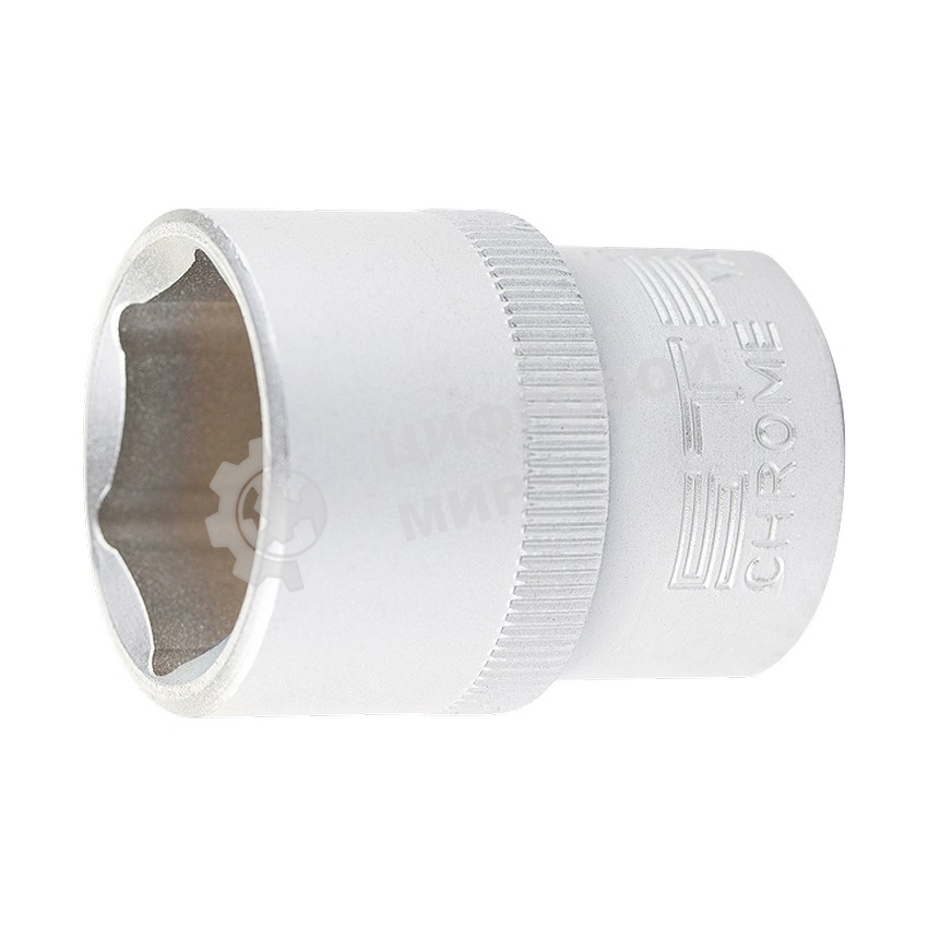 Головка торцевая Stels 16 мм, 6-гранная, CrV, под квадрат 1/2