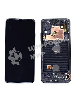 Дисплей для Samsung Galaxy A90 SM-A908F 5G черный с рамкой