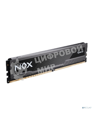 Оперативная память Apacer Nox, DDR4, 8GB (1x8GB), 3200MHz, UDIMM, CL16, с радиатором, серый