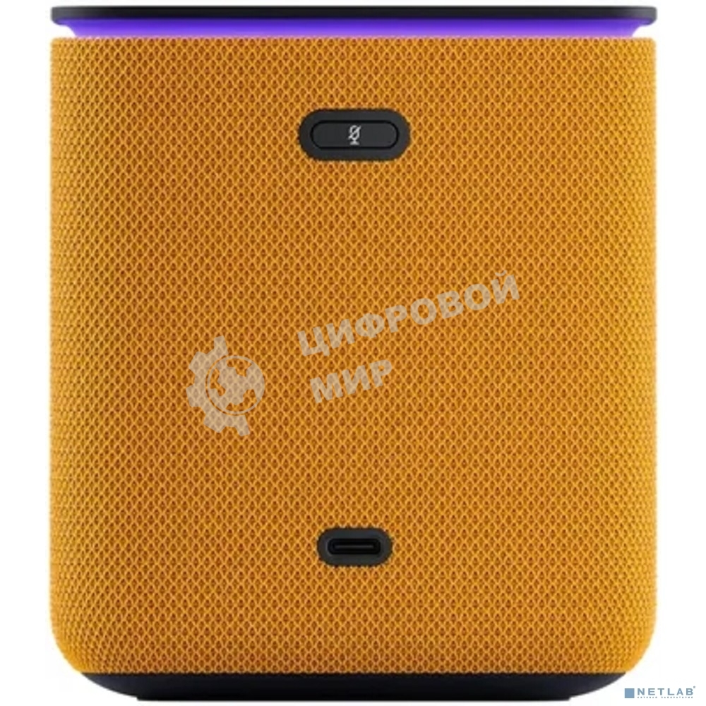 Умная колонка Яндекс Станция Миди, ZigBee, 24Вт, с голосовым ассистентом Алиса на YaGPT, оранжевый