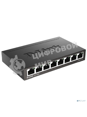 Коммутатор D-Link DGS-1008D/R1A, 8x1000Base-T, корпус металл