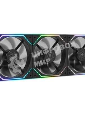 Кулер для корпуса Thermalright TL-M12QR Reverse (124x120x25mm, 4-pin PWM, ARGB, 47.6CFM, 23.2dBA, 1500RPM, черный)