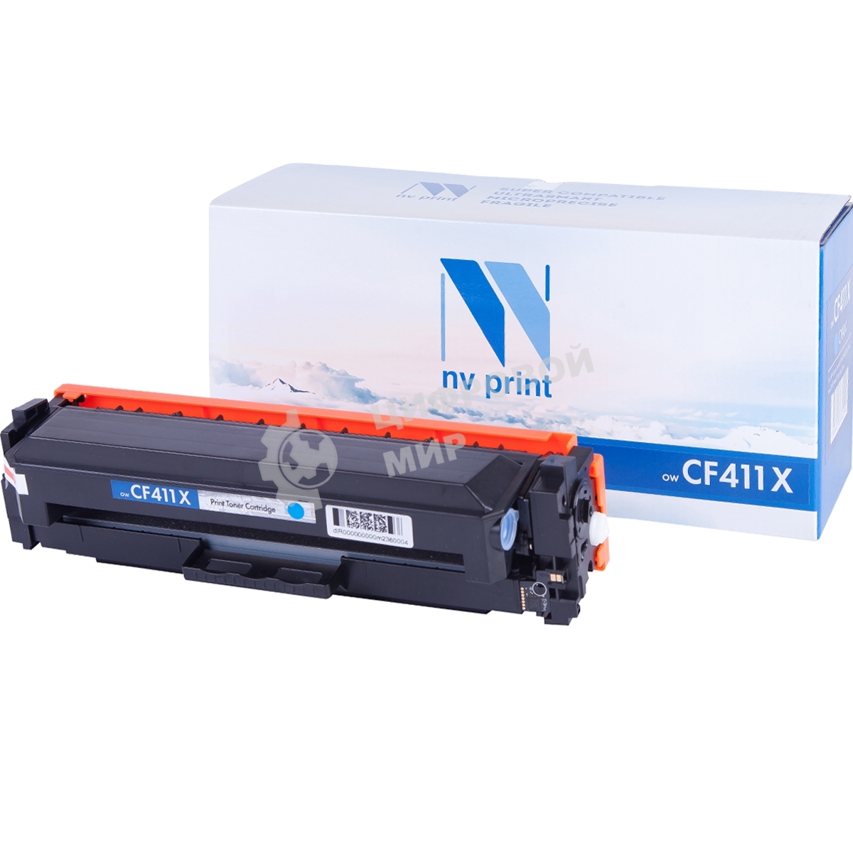 Картридж лазерный NVPrint совместимый для LJ Pro M477fdn/M477fdw/M477fnw/M452dn/M452nwCF411X Cyan (5 000k)