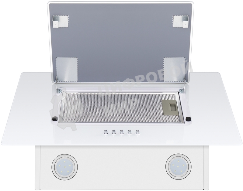 Вытяжка наклонная HOMSair Elf Push 60 белый, 60 см, 650 куб. м/ч, 47 дБ