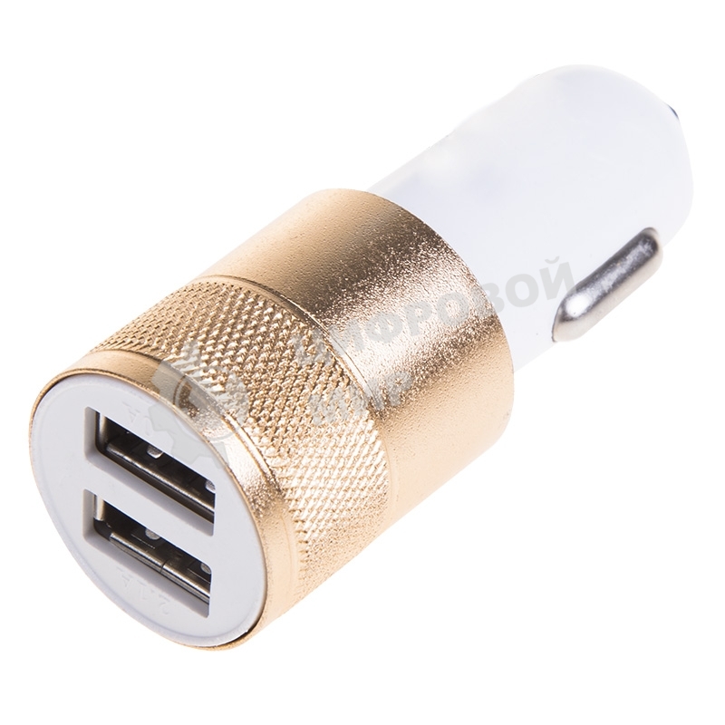 Автозарядка в прикуриватель Rexant 2хUSB (АЗУ) (1000+2100 mA)