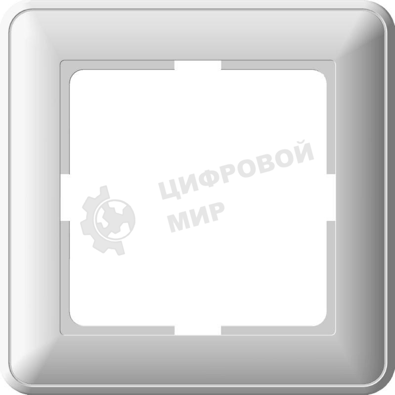 Рамка 1-м W59 белый SchE KD-1-18 (КД-1-18)