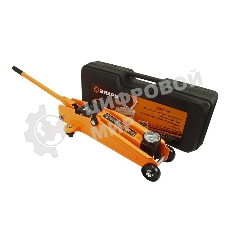 Домкрат ВИХРЬ ДМК-2К2т,135-385мм,вкейсе, гидравлический подкатной