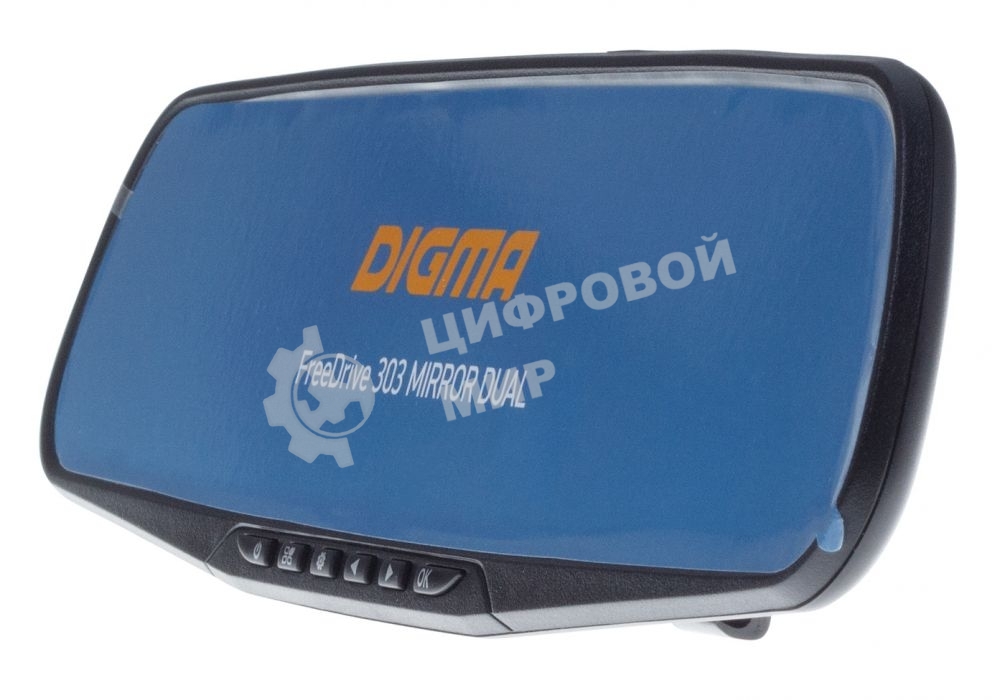 Видеорегистратор Digma FreeDrive 303 MIRROR DUAL черный 1.3Mpix 1080x1920 1080p 120гр.