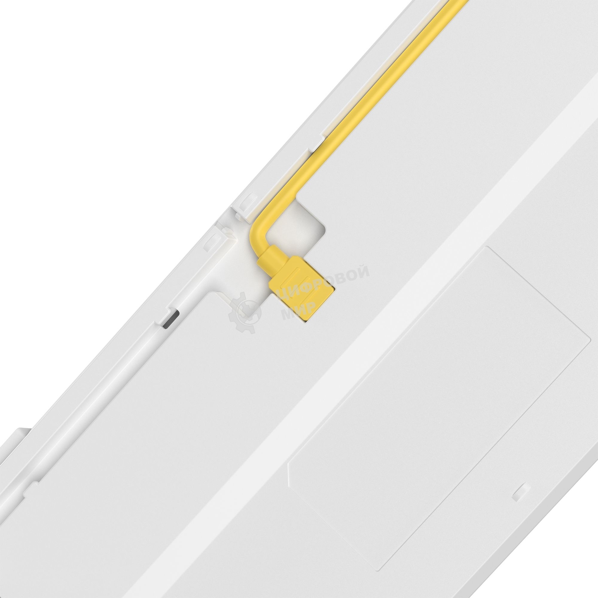 Клавиатура проводная A4Tech Bloody S87 Energy (S87 USB ENERGY WHITE) USB белый/желтый