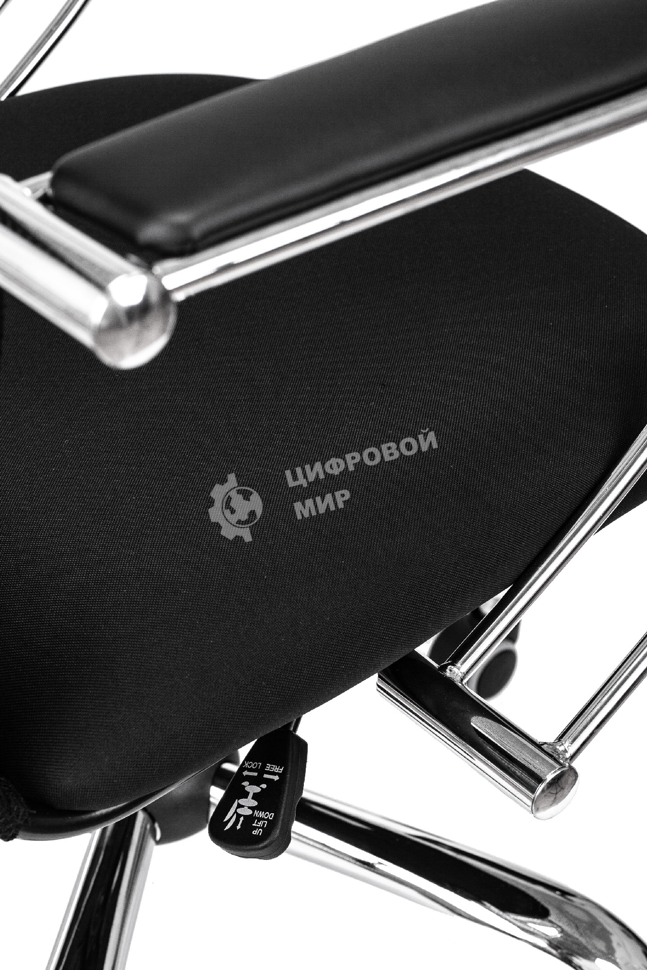 Кресло руководителя Бюрократ CH-607SL TW-01 Neo Black черный, сетка/ткань с подголов. на колес. металл хром