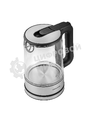 Чайник электрический Maunfeld MGK-612BK, 1.7л, стекло/металл