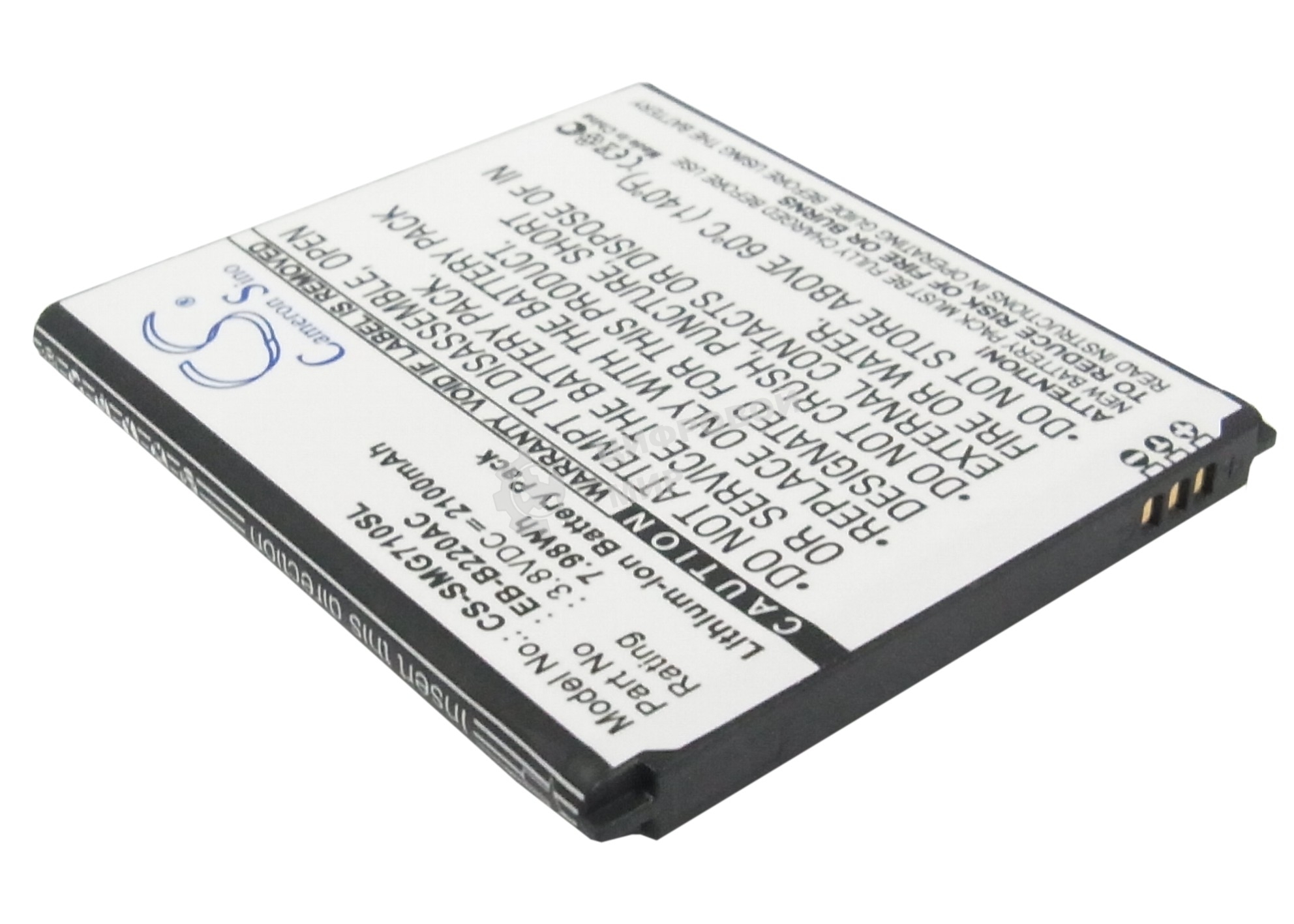 Аккумулятор CameronSino CS-SMG710SL EB-B220AC для Samsung Galaxy Grand 2 4G 3.8V, 2100mAh, 7.98Wh