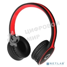 Наушники Qumo Accord 3 (BT-0020) черный/красныйнакладные Bluetooth 4.2300мА-чдо 6х часов в режиме разговора