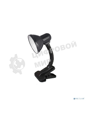 Светильник UF-320P С02 настол. прищепка 230В 60Вт E27 ЛОН черный Ultraflash 12371