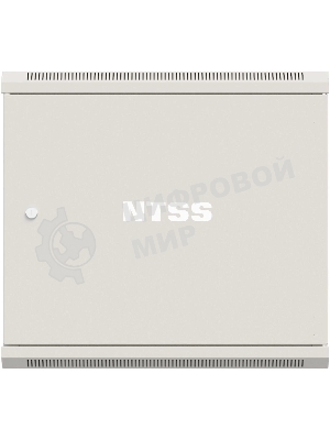 Шкаф коммутационный NTSS Премиум (NTSS-W12U6060FD) настенный 12U 570x600 мм пер. дв. металл 60 кг серый 500 мм 27 кг 220 град. 635 мм IP20 сталь