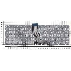 Клавиатура для ноутбука HP Omen 17-W000 черная с белой подсветкой