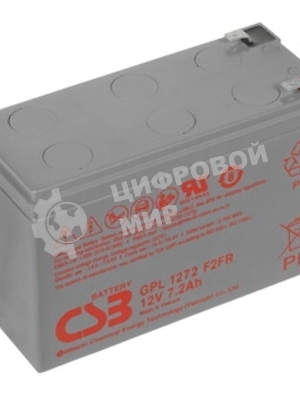 Аккумулятор CSB GPL1272 F2FR (12V 7.2Ah)