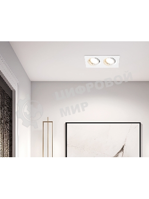 Светильник Ambrella light TN1145/2 WH белый IP44 GU5.3/2 180*95*38