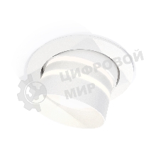 Комплект встраиваемого поворотного светильника Ambrella light XC7651082 SWH/FR белый песок/белый матовый MR16 GU5.3 (C7651, N7141)