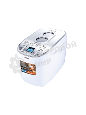 Хлебопечка Centek CT-1415 (бел/сталь) 1500 г БОЛЬШОЙ ОБЪЕМ, 860Вт, 15 программ, таймер, LCD, окошко