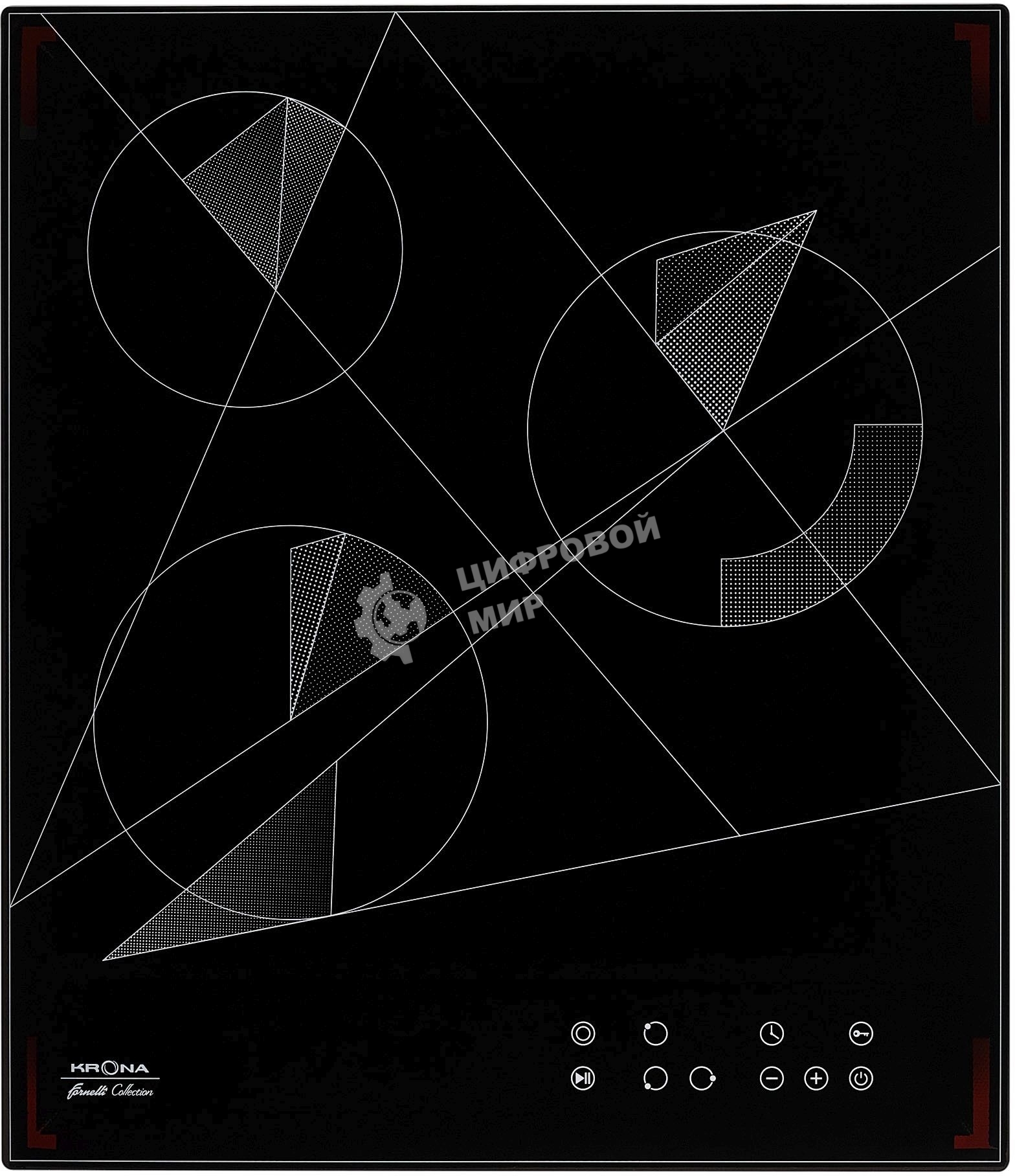 Варочная панель электрическая Krona FIDATO 45 BL