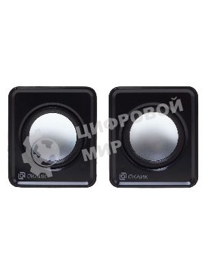 Акустическая система Oklick OK-331 2.0 черный 6Вт