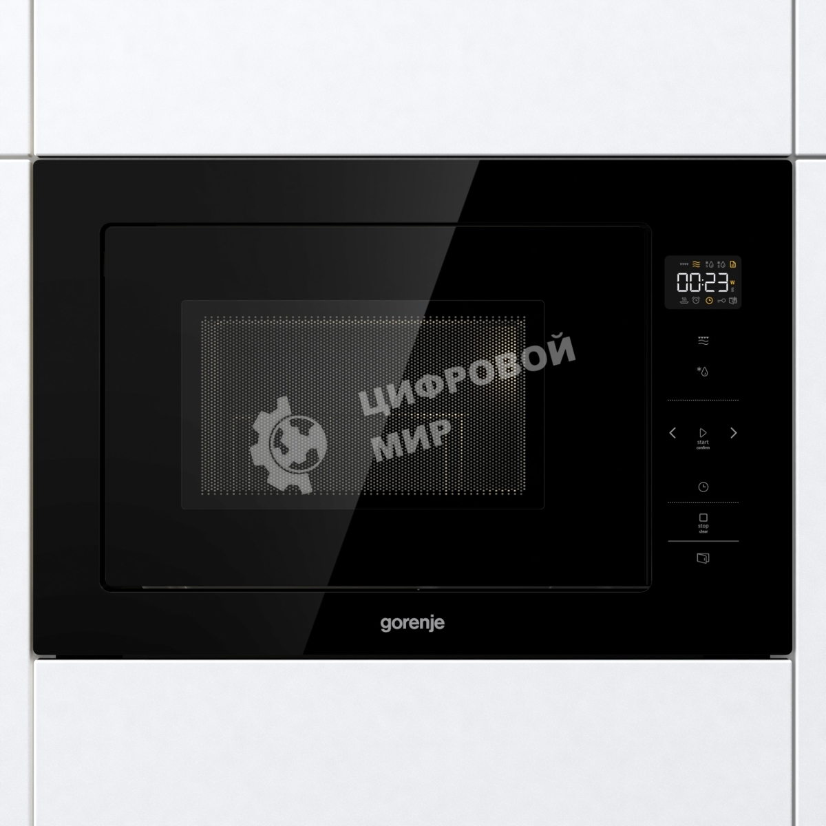 Встраиваемая микроволновая печь Gorenje BM251SG2BG, 25л, 900Вт, черный