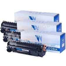 Картридж NVP совместимый NV-CF283A-SET3 для HP LaserJet Pro M201dw/M201n/M125r/M125ra/M225dn/M225dw/M225rdn/M125rnw/M127fn/M127fw (1500k) (3 шт)