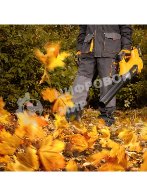 Воздуходувка аккумуляторная RB180-36, Li-ion, 36 В, 4 Ач, 180 км/ч, 820 м3/ч Denzel