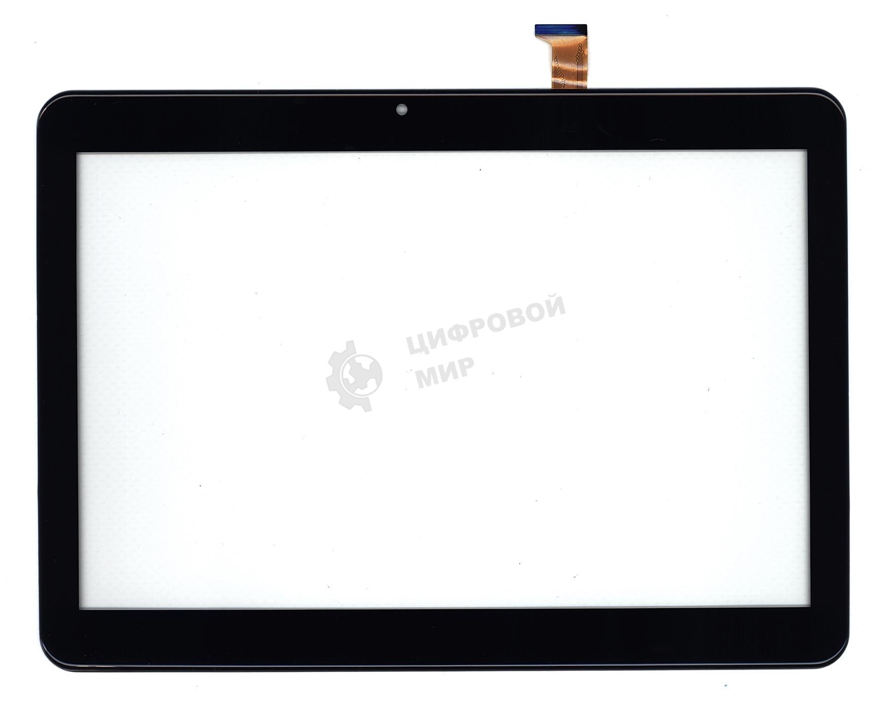 Сенсорное стекло (тачскрин) DP101514-F1 черное