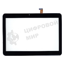 Сенсорное стекло (тачскрин) DP101514-F1 черное