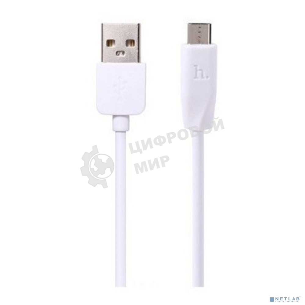 Кабель USB Micro/HOCO HC-42686 X1/2m/2.1A/белый