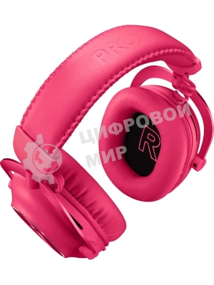 Гарнитура Logitech G Pro X 2 Lightspeed розовый, беспроводная + проводная, Bluetooth/USB/3.5 мм, до 50 ч