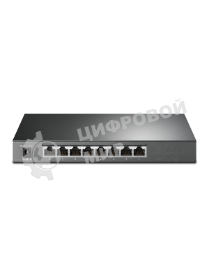 Коммутатор TP-Link JetStream 8-Port Gigabit Smart Switch with 4-Port PoE+, 4× Gigabit PoE+ Ports, 802.3at/af, 62 W PoE Power, Desktop Steel CaseIntegration with Omada SDN Controller, 802.1Q VLAN, STP/RSTP/MSTP, IGMP Snooping, 802.1p/DSCP QoS, ACL, 802.1x, Radius/Tac