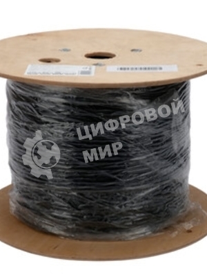 Кабель Cablexpert FPC-5051E-4-CU-OUT, FTP outdoor 4x2x0.51, медный, FLUKE TEST, кат.5e, однож., 305м, катушка, черный