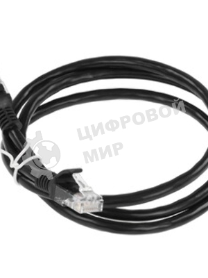 Патч-корд UTP Cablexpert PP6U-1M cat.6, 1м, литой, многожильный, серый