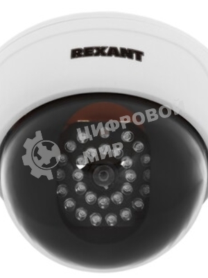 Муляж камеры Rexant внутренний, купольный, белый