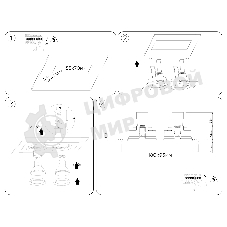 Светильник Ambrella light TN1145/2 WH белый IP44 GU5.3/2 180*95*38