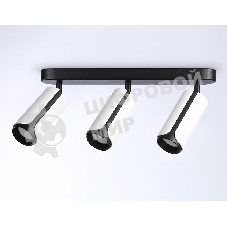 Светильник Ambrella light TN51603/3 WH/BK белый/черный GU10/3 380*60*195