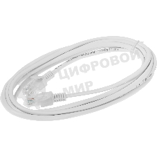Патч-корд Premier 5-970 UTP 4 пары cat.5E solid CCA molded 3м белый RJ-45 (m)-RJ-45 (m) (5-970W 3.0)