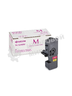 Картридж лазерный Kyocera TK-5240M (1T02R7BNL0) пурпурный для P5026cdn/cdw, M5526cdn/cdw 3000 стр.