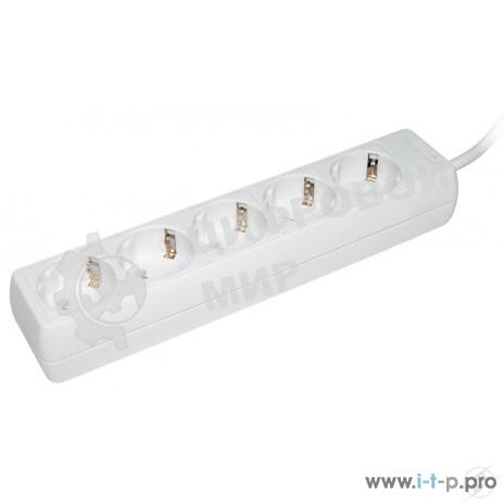 Удлинитель 5х5 м с заземл. 16А IP20 У05 2P+PE ИЭК WYP10-16-05-05-Z-N
