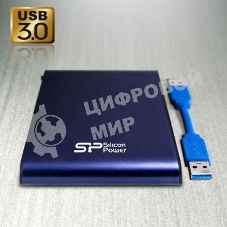 Внешний HDD Silicon Power USB 3.0 1Tb A80 SP010TbPHDA80S3B Armor (5400 об/мин) 2.5