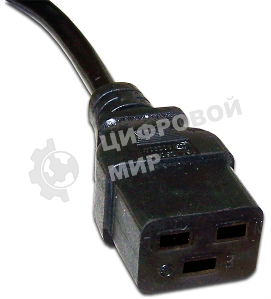 Шнур питания Lanmaster C19-C20, 3х1.5, 220В, 16А, черный, 5 метров