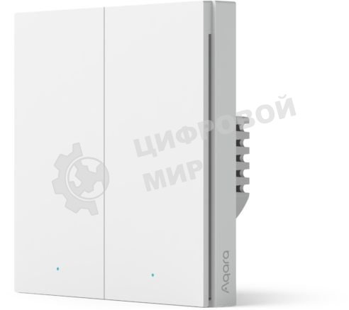 Выключатель умный двухклавишный Aqara Smart Wall Switch H1 (WS-EUK02)