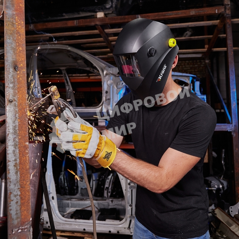 Маска сварщика Kranz с автоматическим светофильтром 