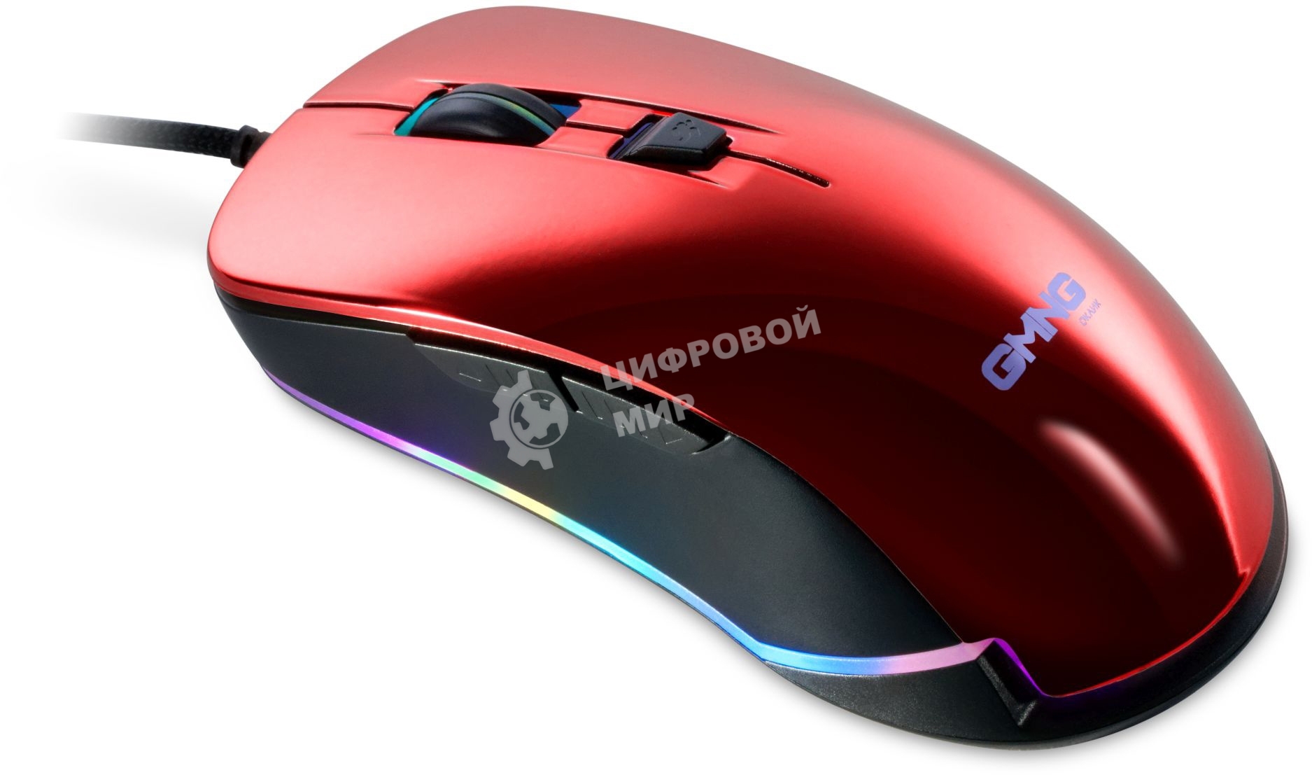 Мышь проводная GMNG 850GM красный, 7200 dpi, USB, кнопки - 6