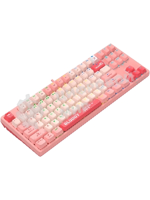 Клавиатура проводная A4Tech Bloody S87 Energy (S87 USB ENERGY PINK) USB розовый