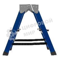 Стремянка Сибртех двусторонняя 2ступени стальная