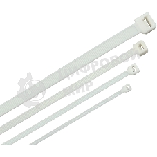 Стяжка пластиковая ITK HKW-W48-L200 200x4.8мм (упак: 100 шт) полиамид внешний (-25/+75) белый